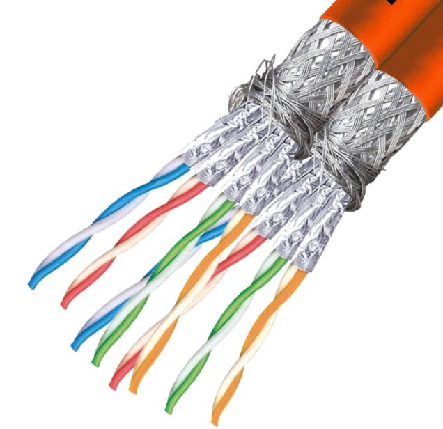 Cat7 LAN Cable SSTP Fluke Channel Test 700MHz